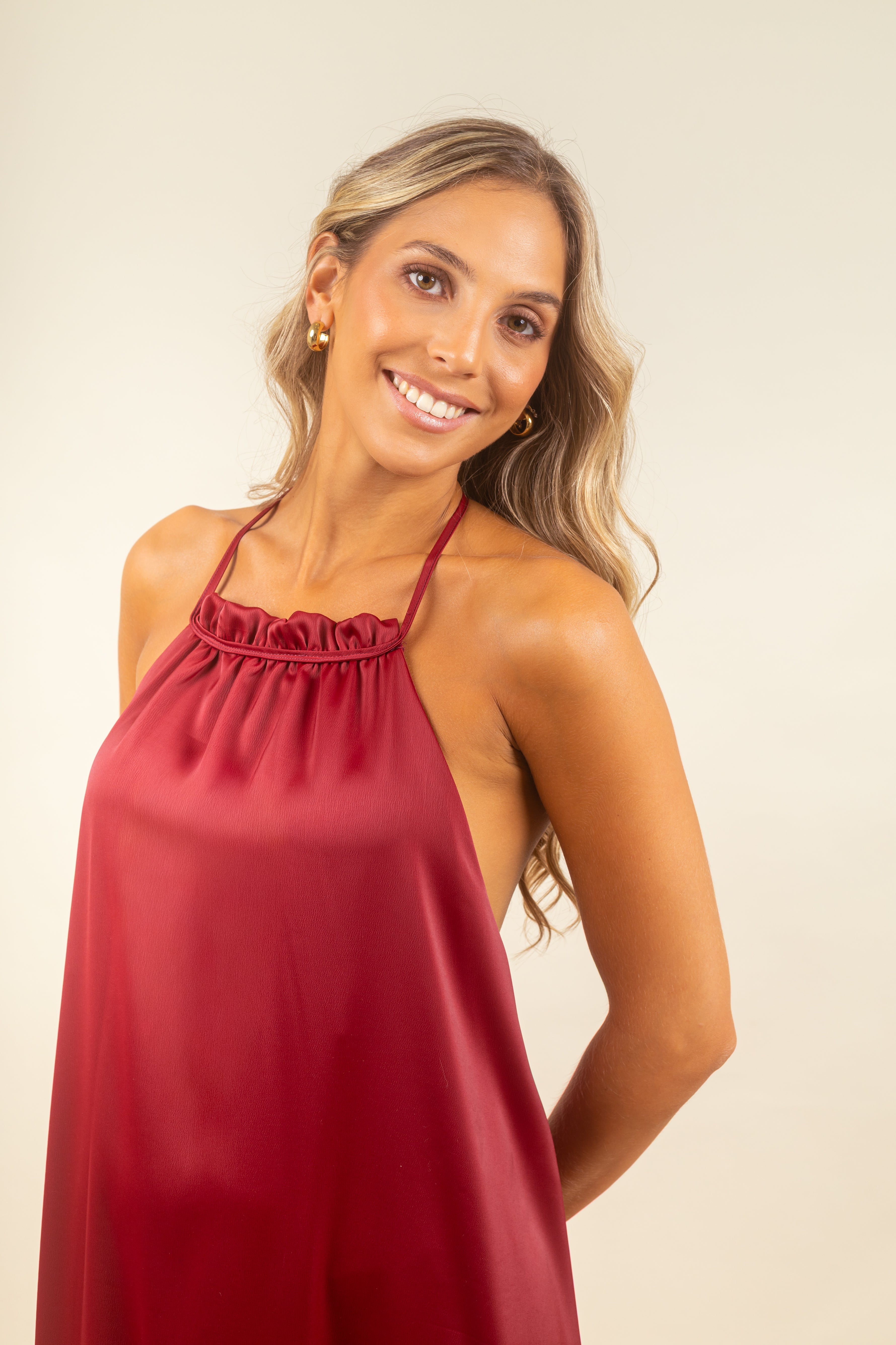 Vestido Gianna Merlot