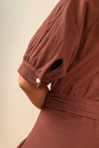 Vestido Salma Cacao