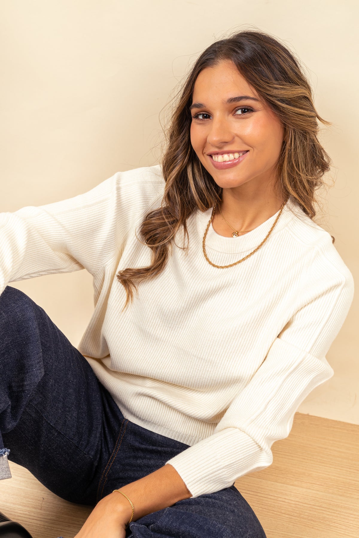 Sweater Polly Ivory