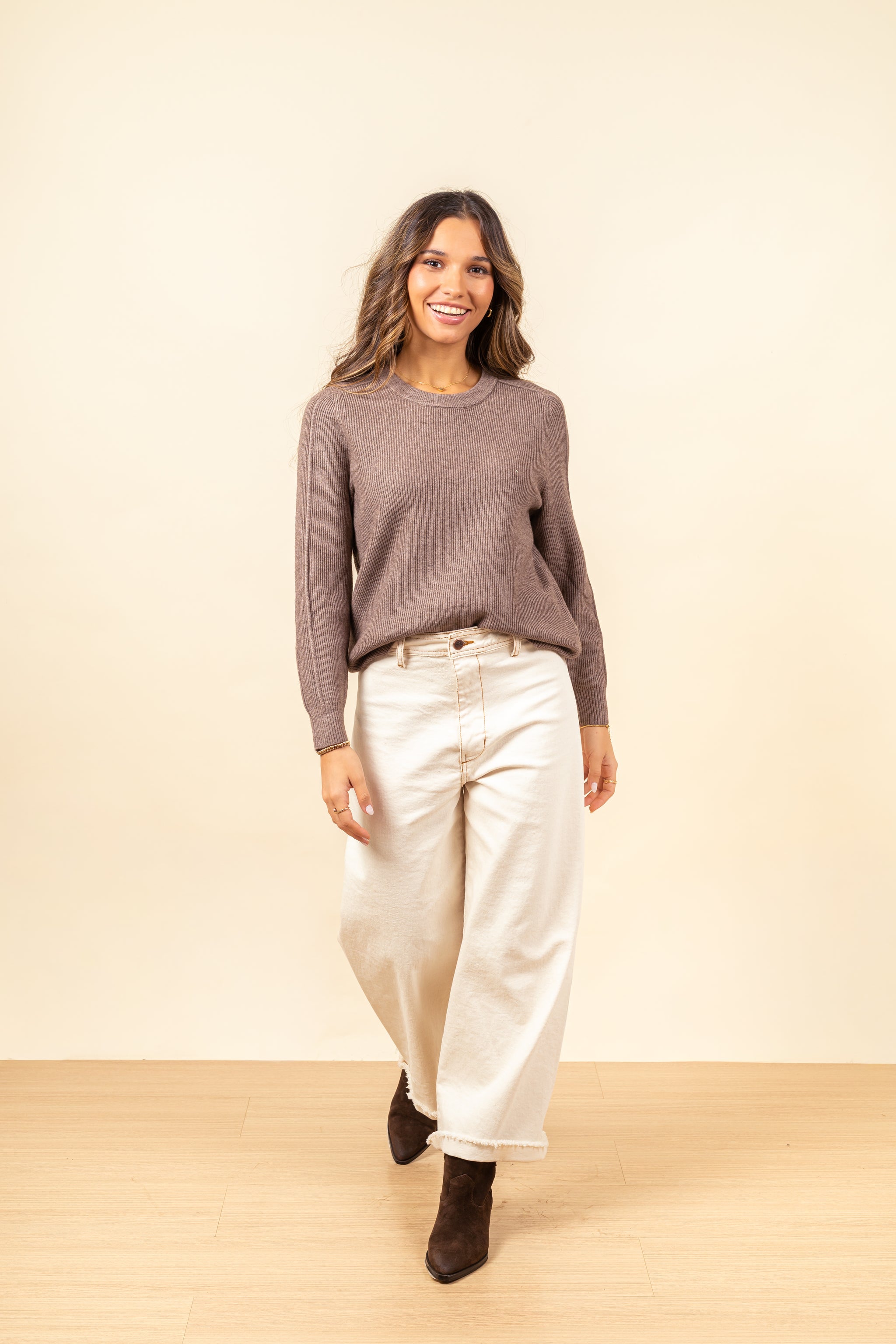 Sweater Polly Soft Brown