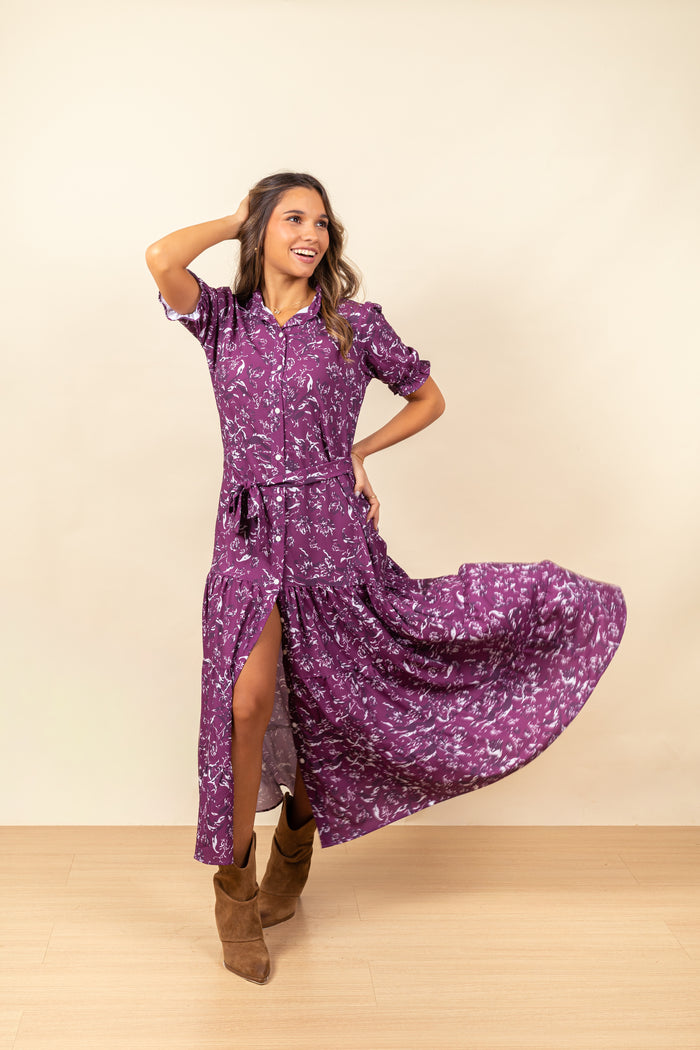 Vestido Cerdeña Maxi Amethyst