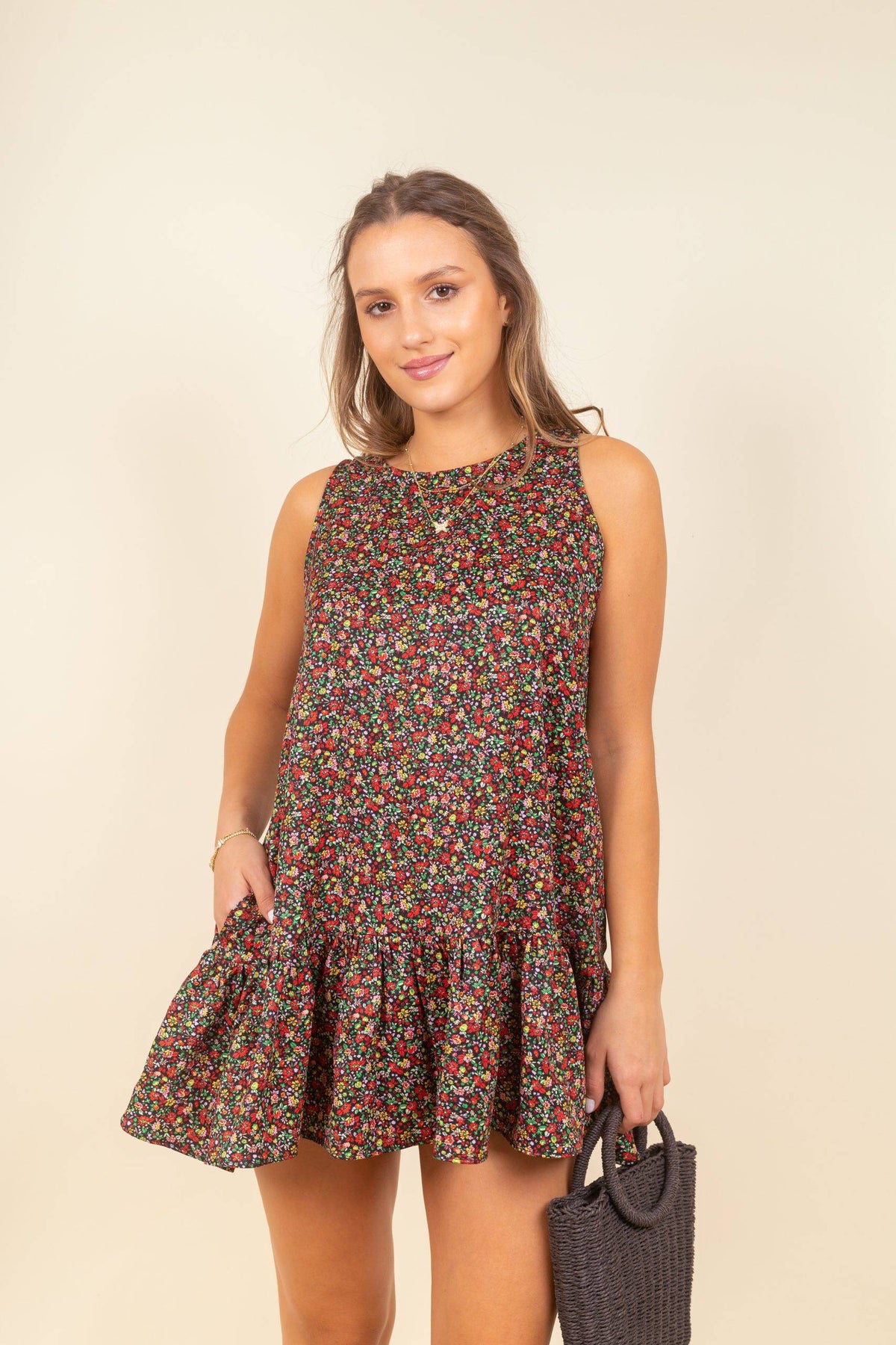 Vestido Catalina Mini Forest Flowers