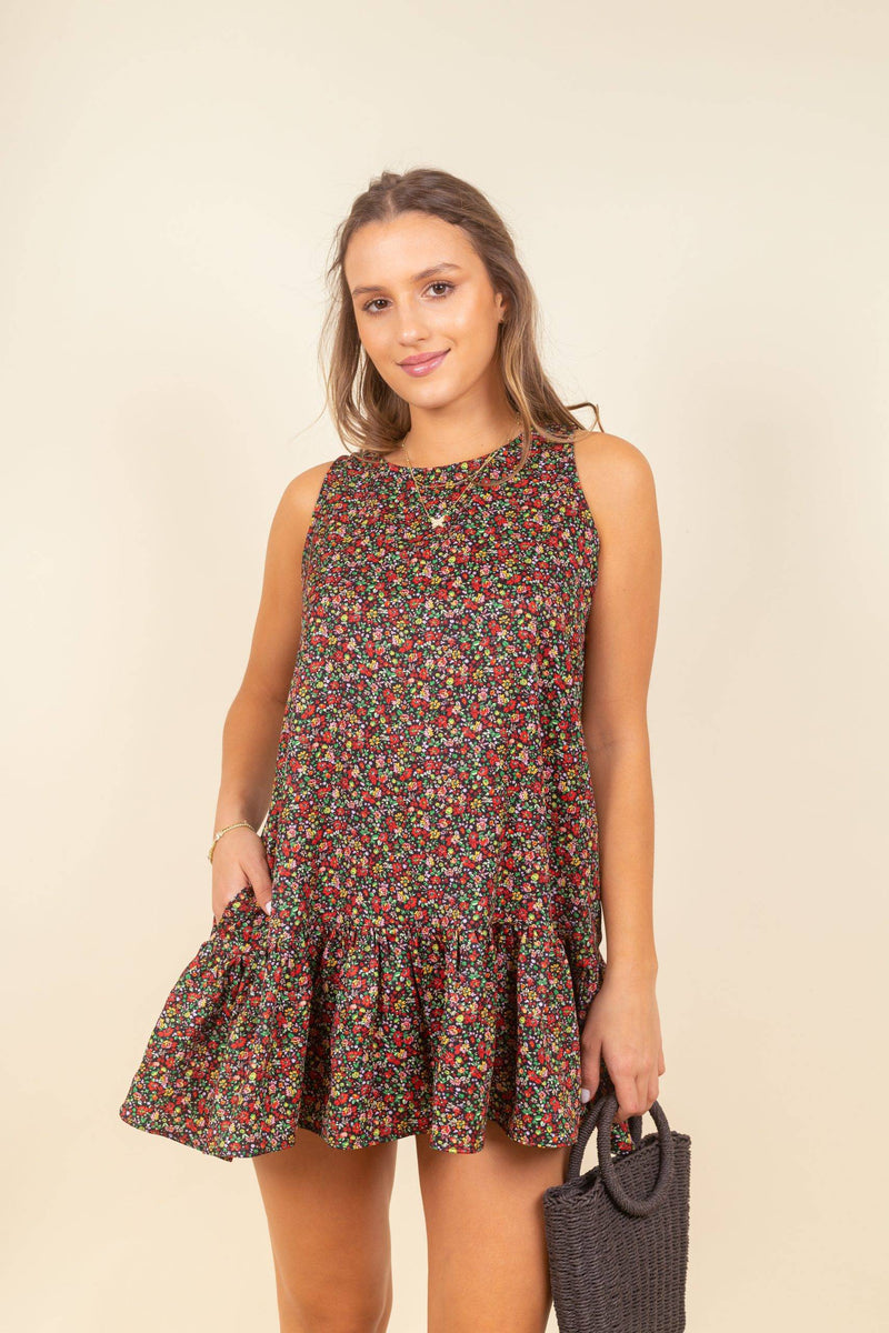 Vestido Catalina Mini Forest Flowers