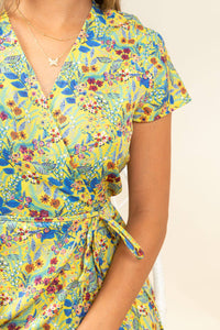 Vestido Amanda Midi Tropi Yellow