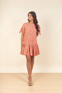 Vestido Lujan Coral Fleur