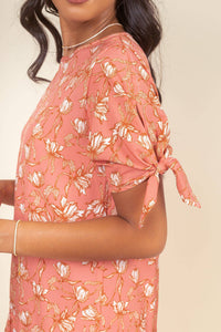 Vestido Lujan Coral Fleur