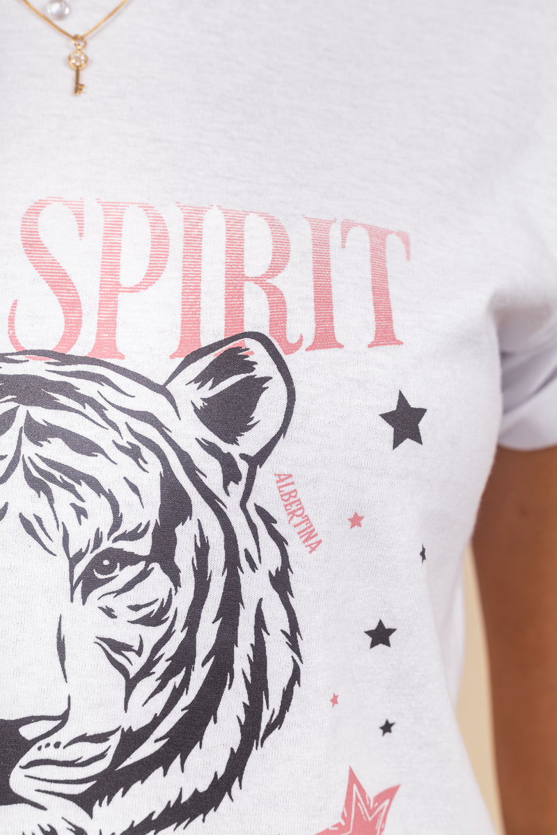 Remera Albertina Free Spirit Blanc