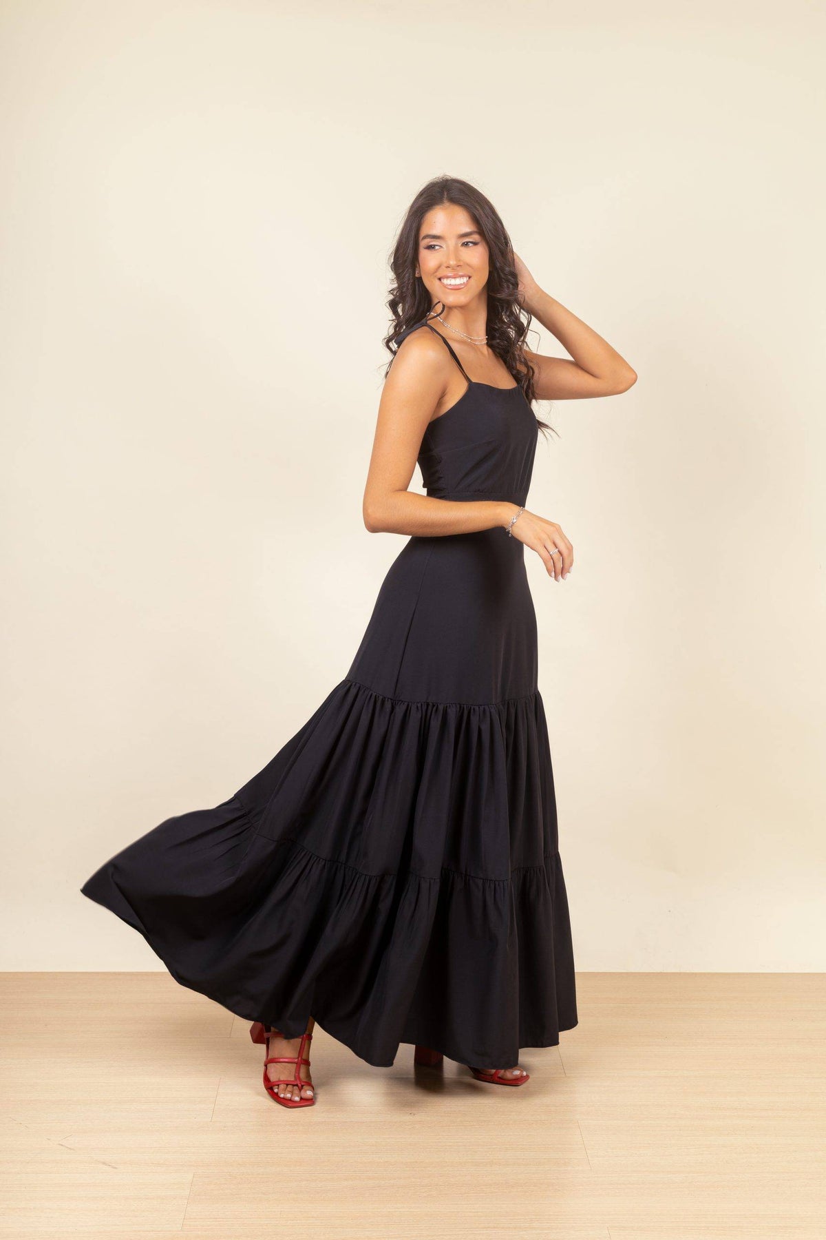 Vestido Lauren Maxi Noir