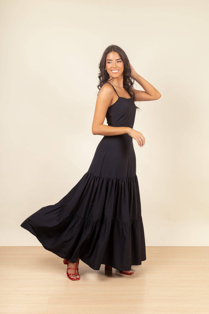 Vestido Lauren Maxi Noir