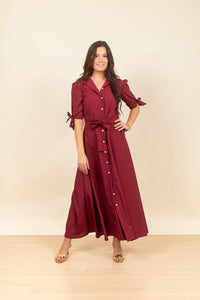 Vestido Ivy Merlot