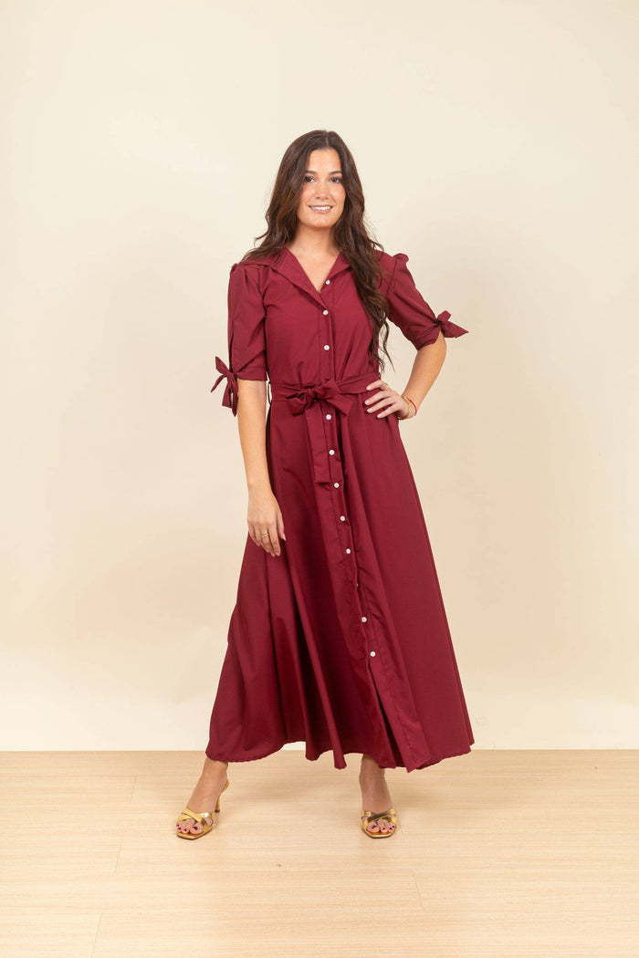 Vestido Ivy Merlot