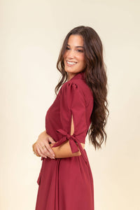 Vestido Ivy Merlot
