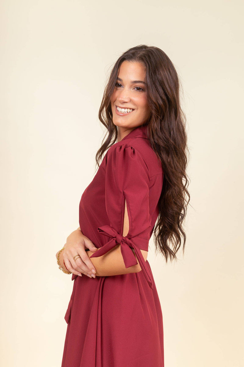 Vestido Ivy Merlot
