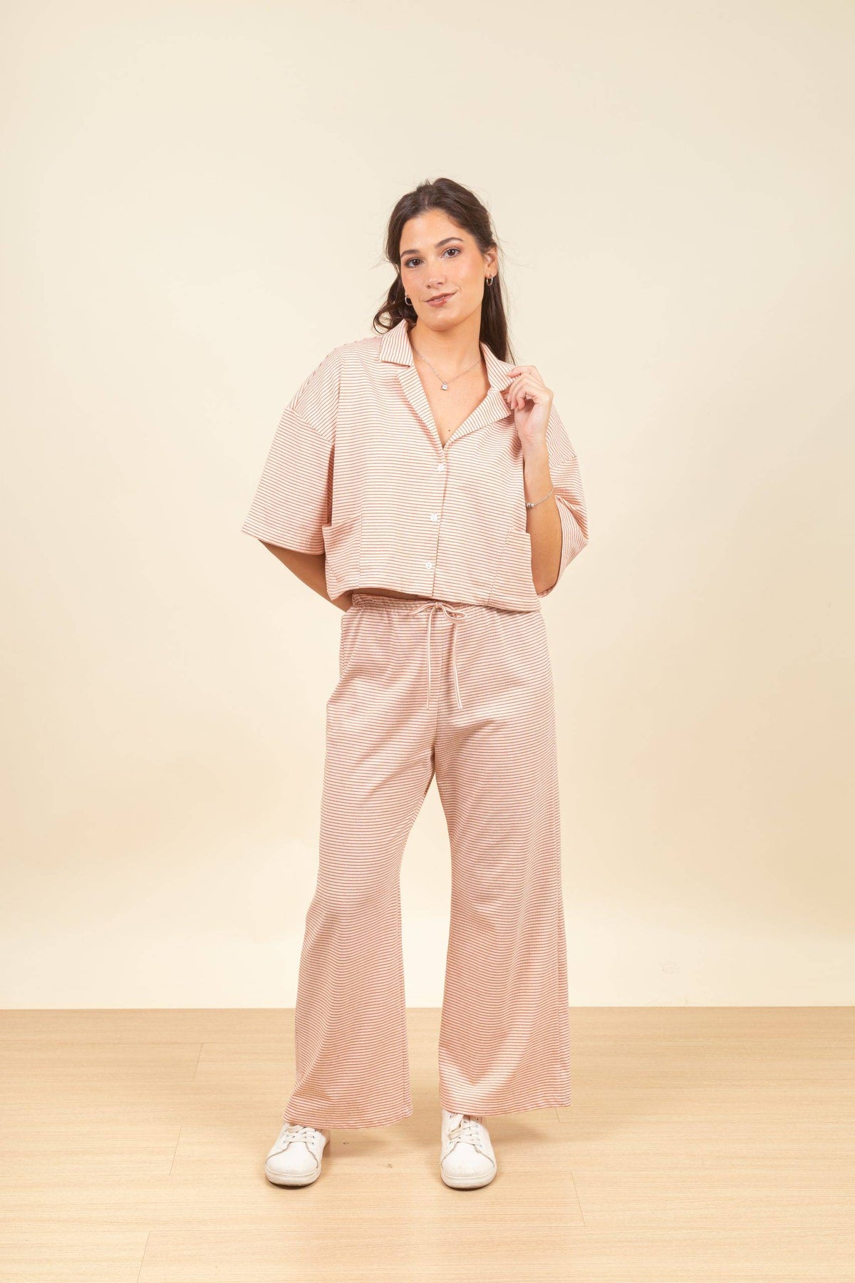 Camisa Elina Strippy Sunrise