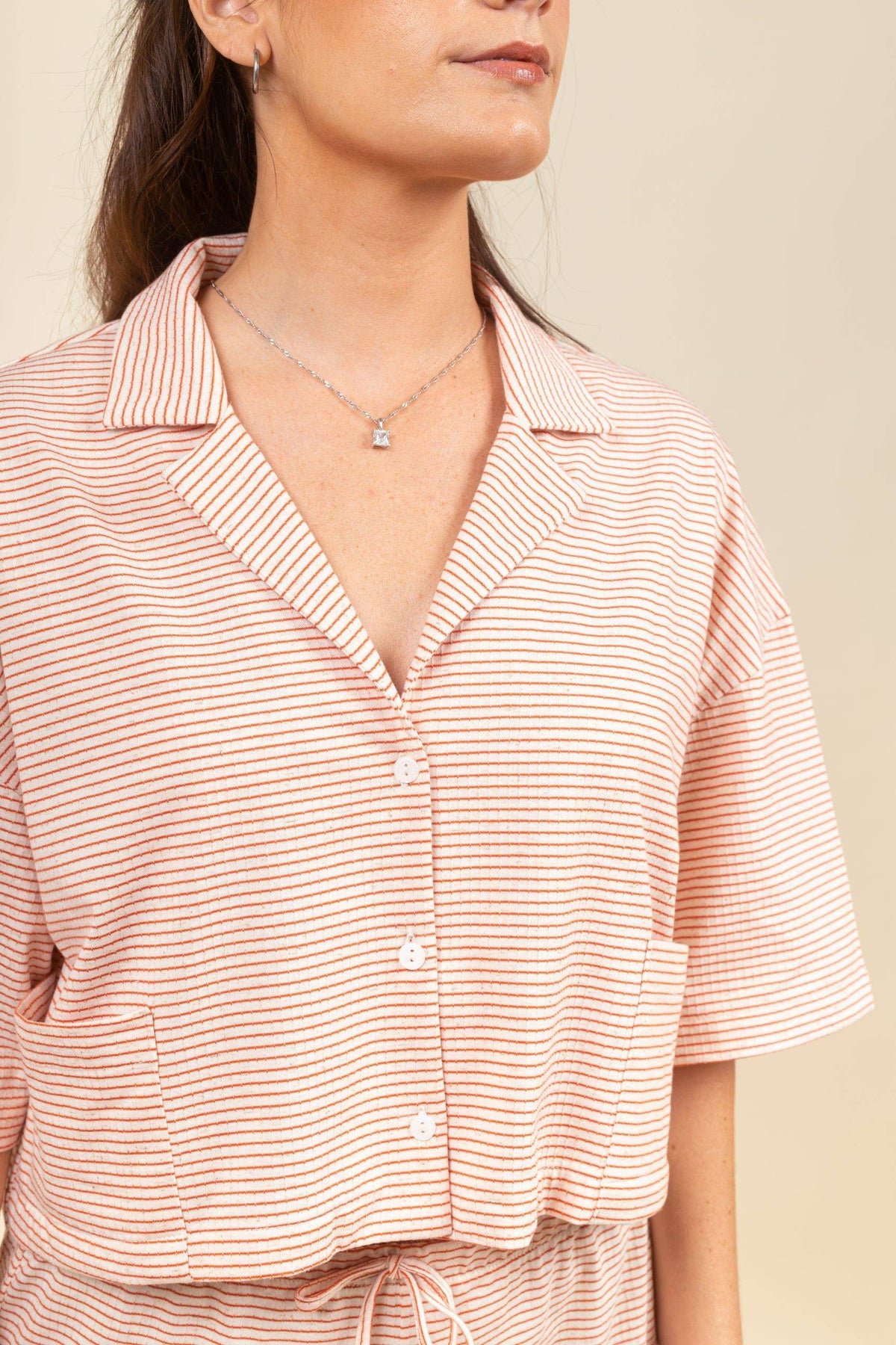 Camisa Elina Strippy Sunrise