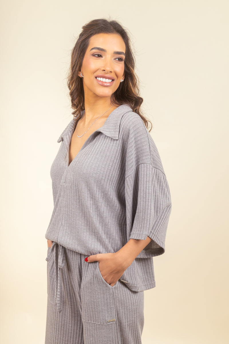 Blusa Jossie Grey