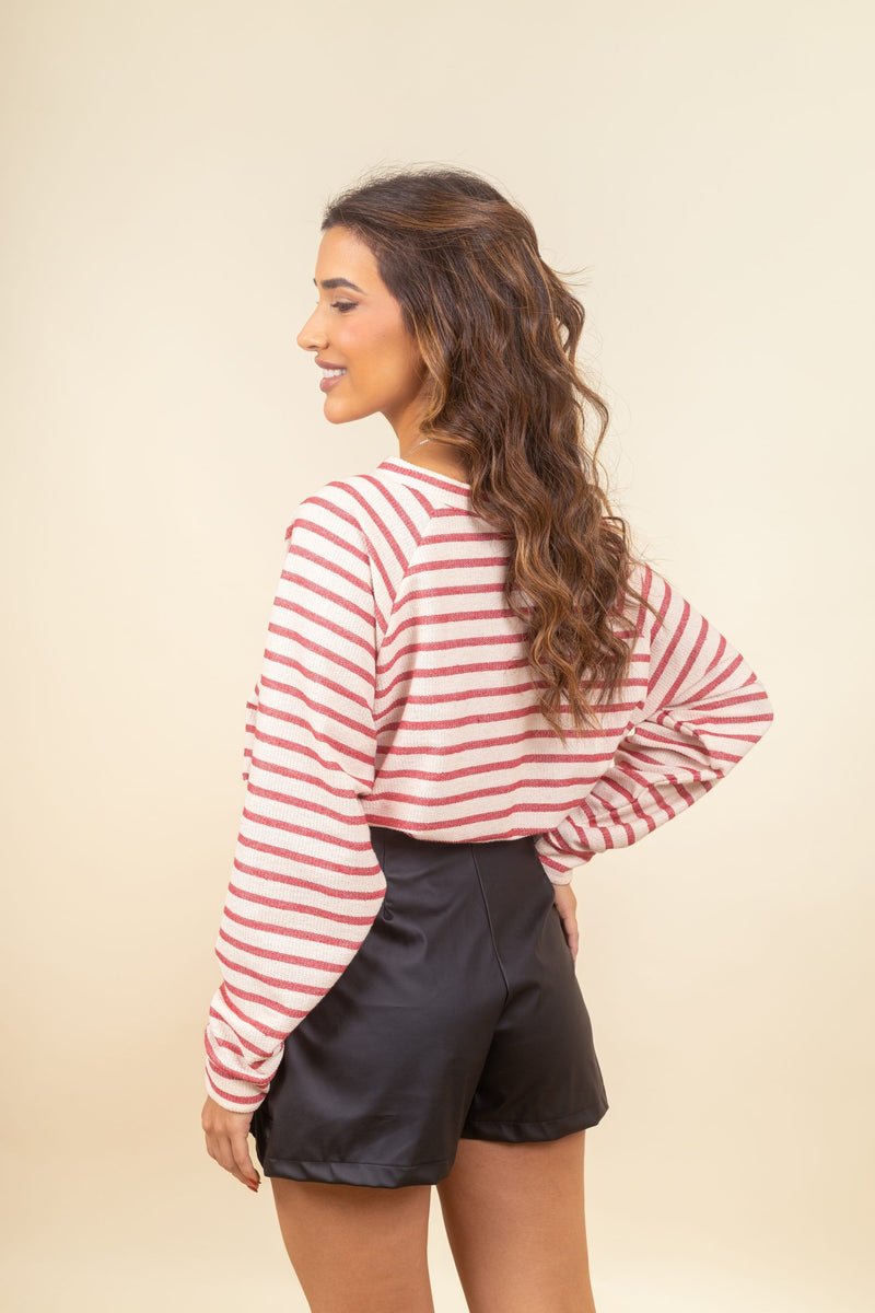 Falda Lia Leather Noir