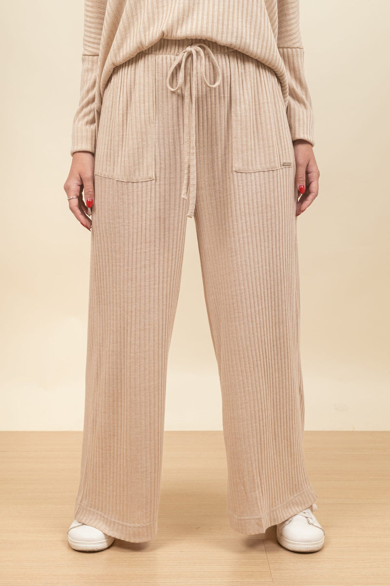 Pantalon Pipa Latte