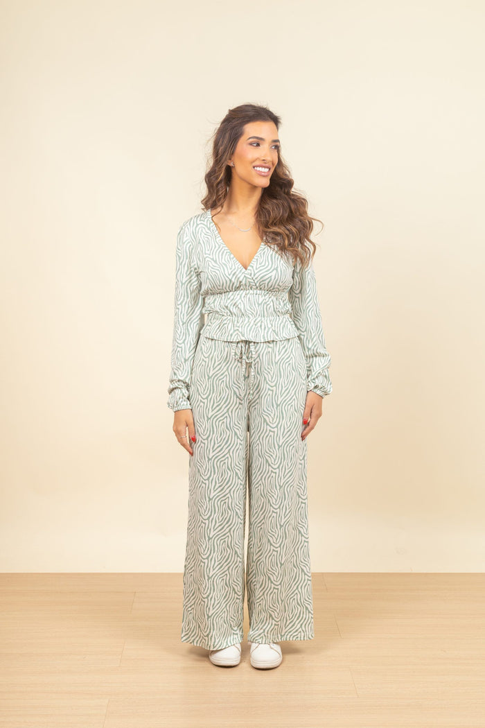 Pantalon Poppy Mint Marble