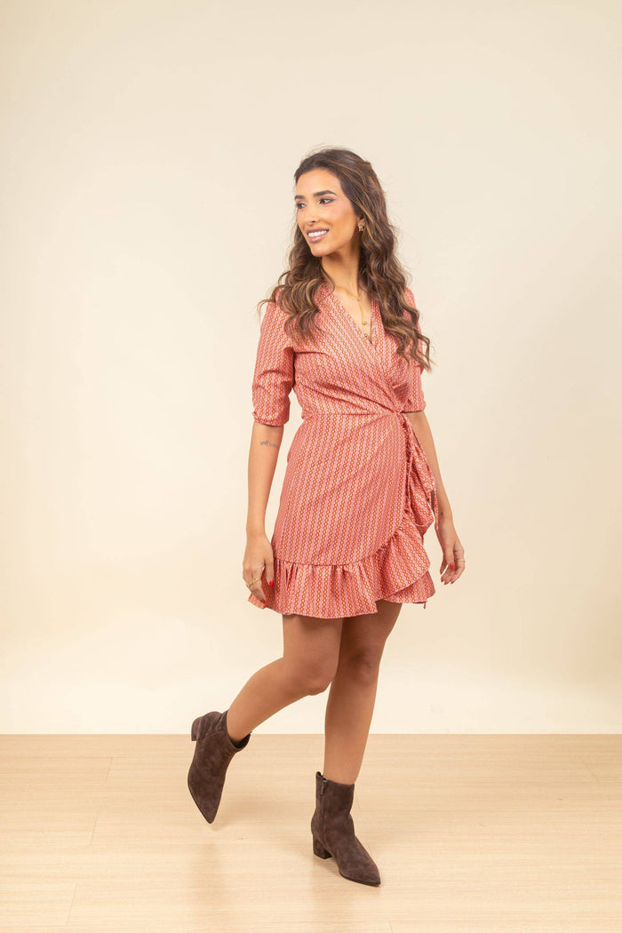 Vestido Amanda Mini Loop Bloom