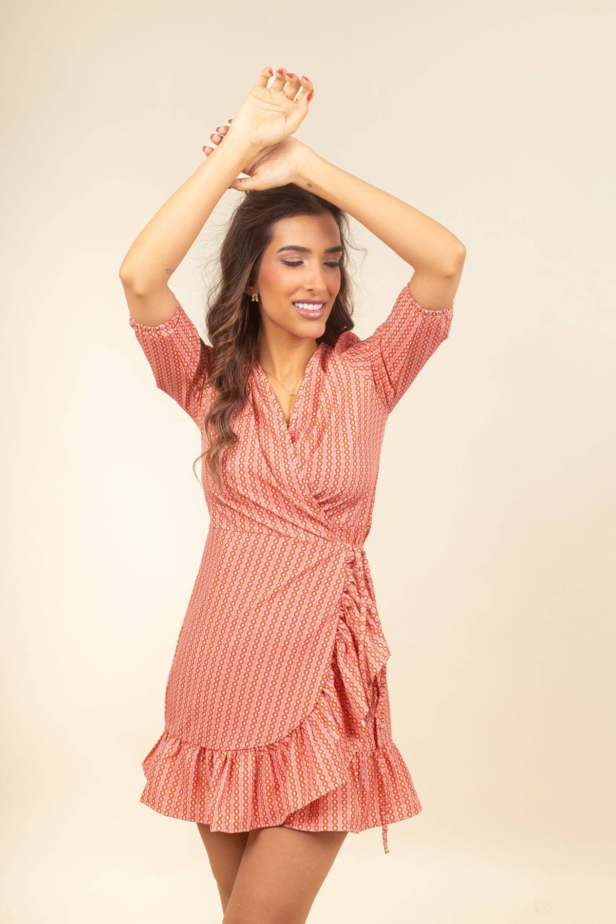 Vestido Amanda Mini Loop Bloom