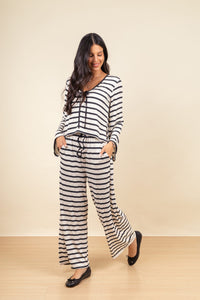 Pantalon Poppy Black & White