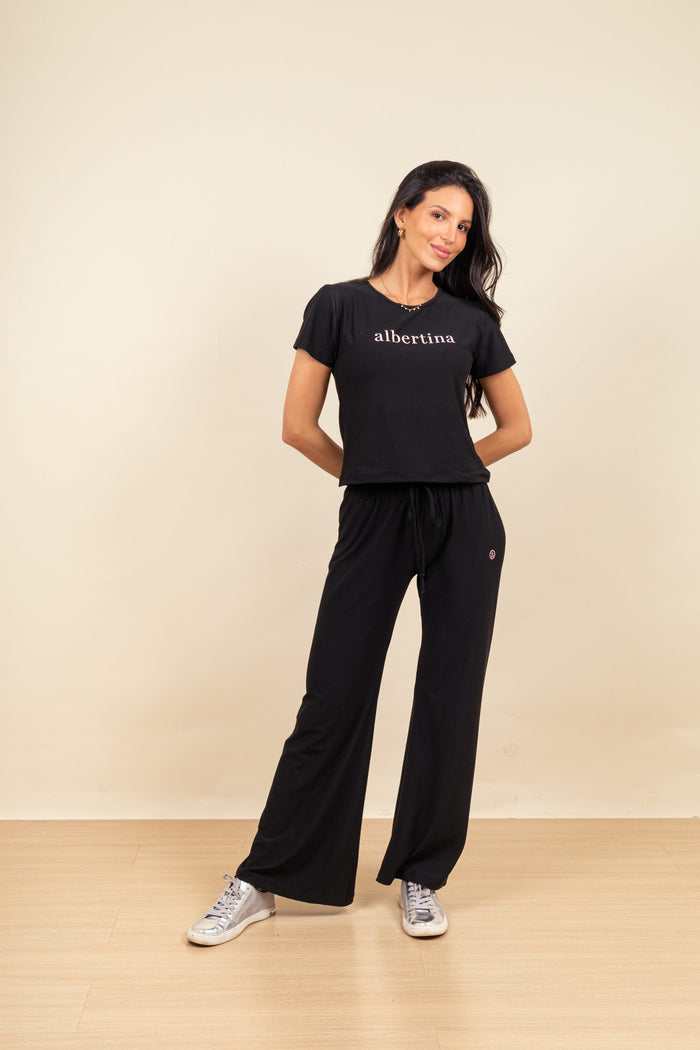 Pantalon Mimi Noir Rose