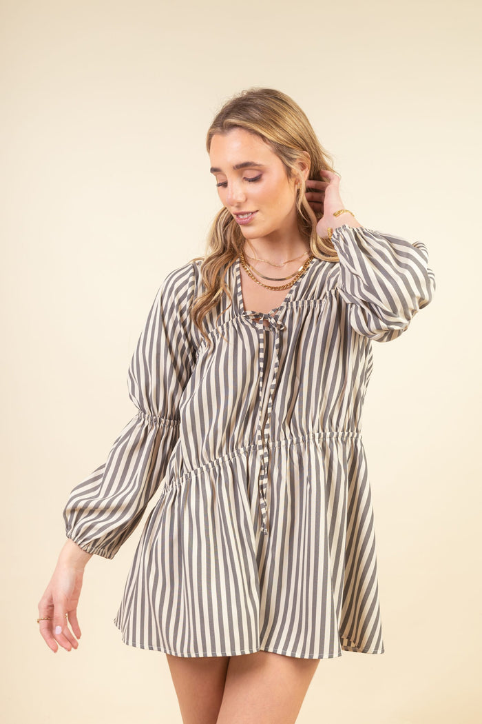 Vestido Felicity Winter Stripes