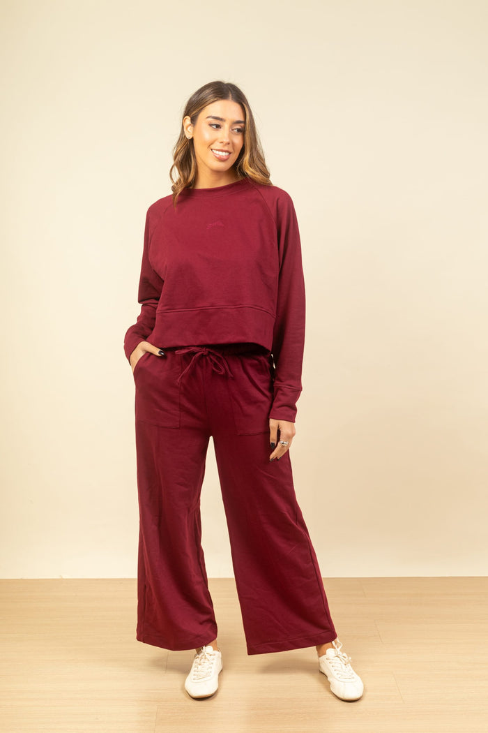 Pantalon Pipa Merlot