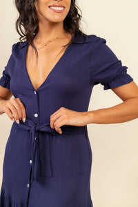 Vestido Marina Maxi Navy