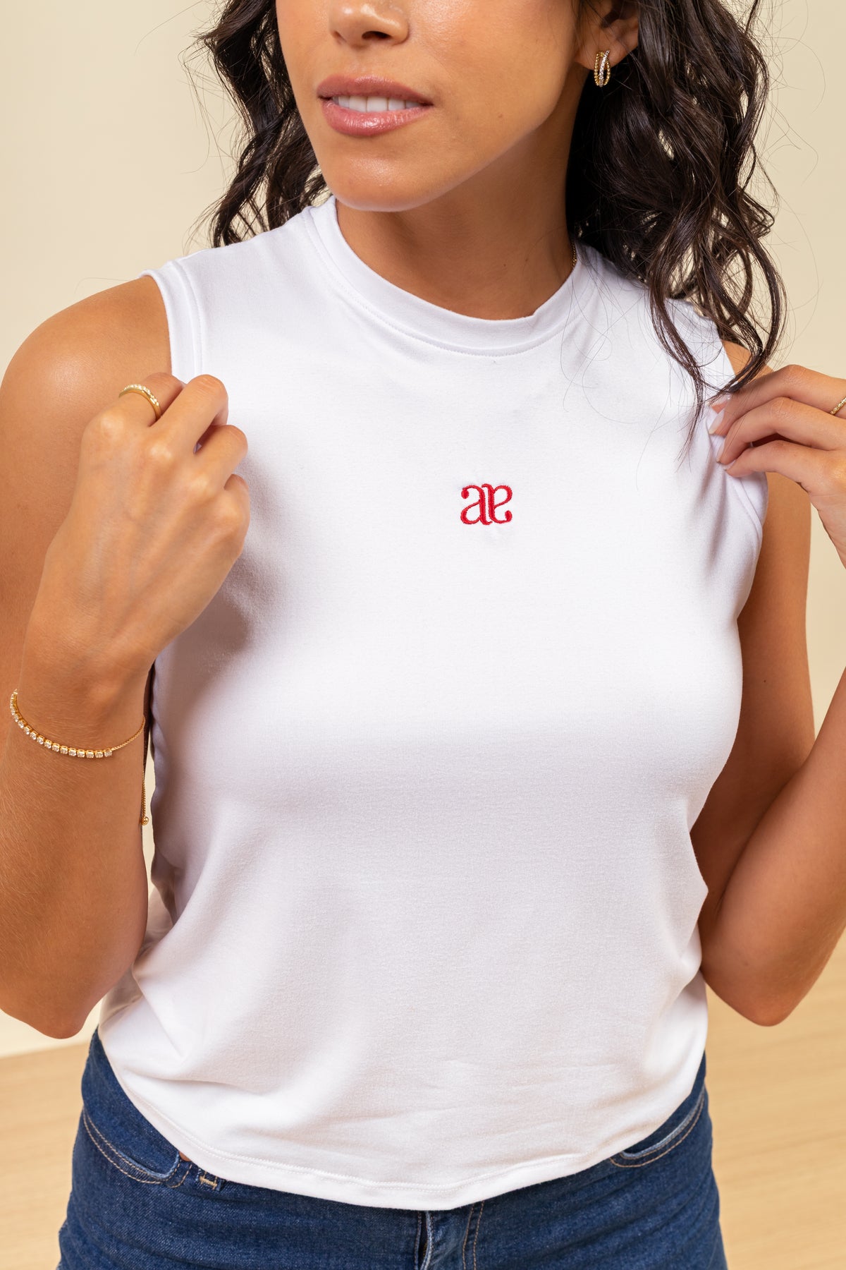 Remera Soho Cherry Blanc