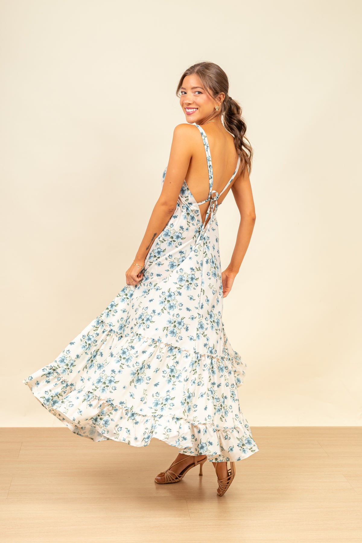 Vestido Paz Maxi Blooming Dreams