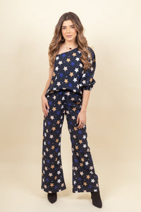 Blusa Stacy Black Stars