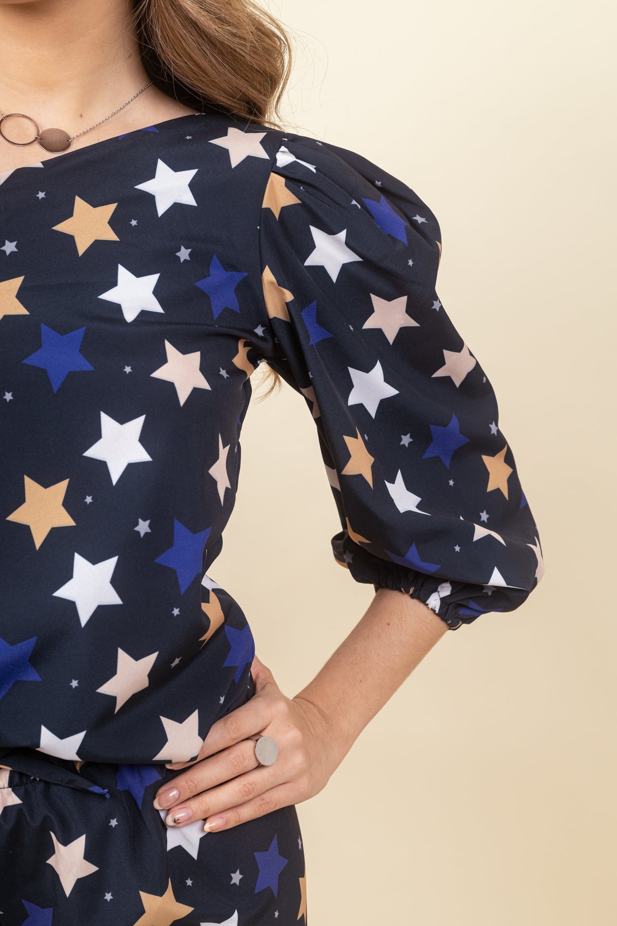 Blusa Stacy Black Stars