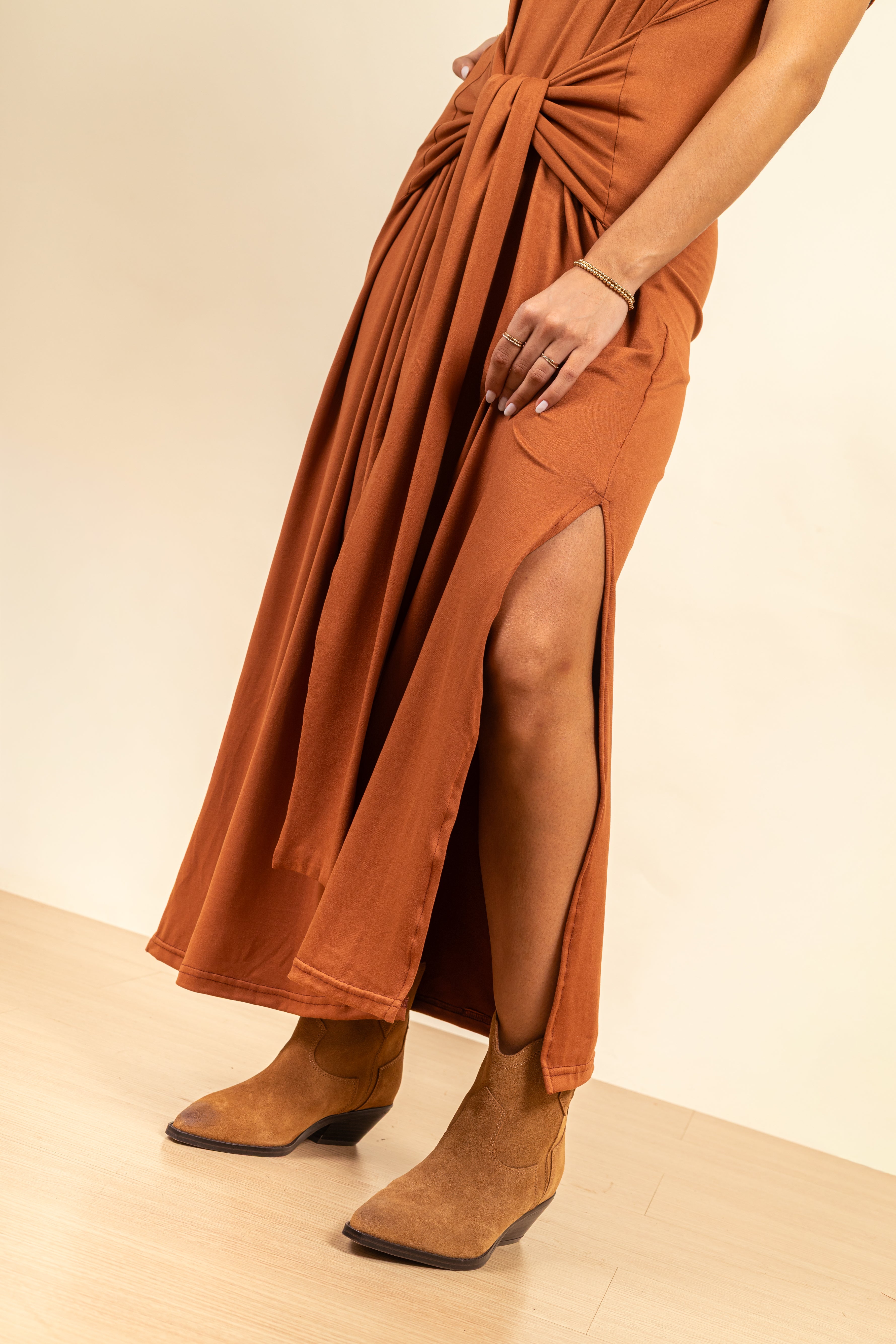 Vestido Gloria Caramel