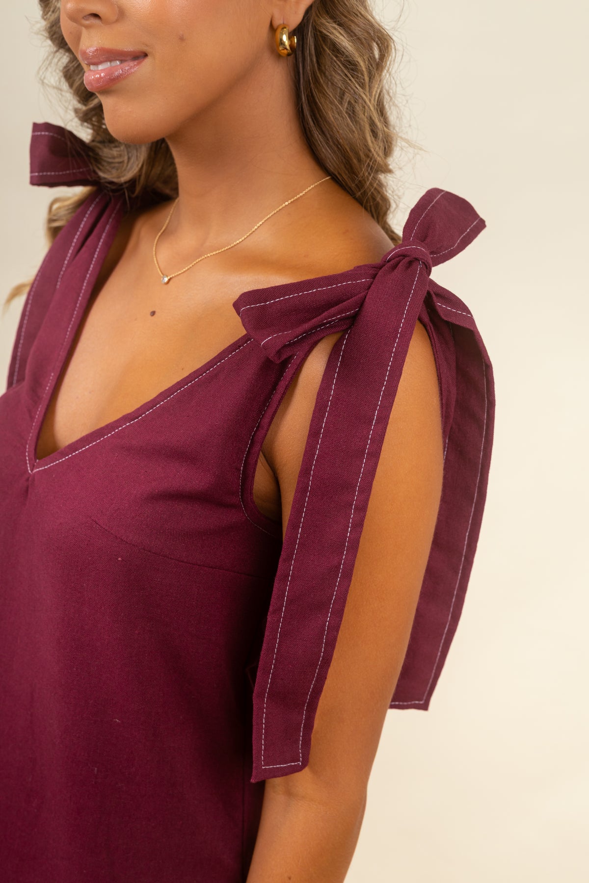 Vestido Samara Merlot