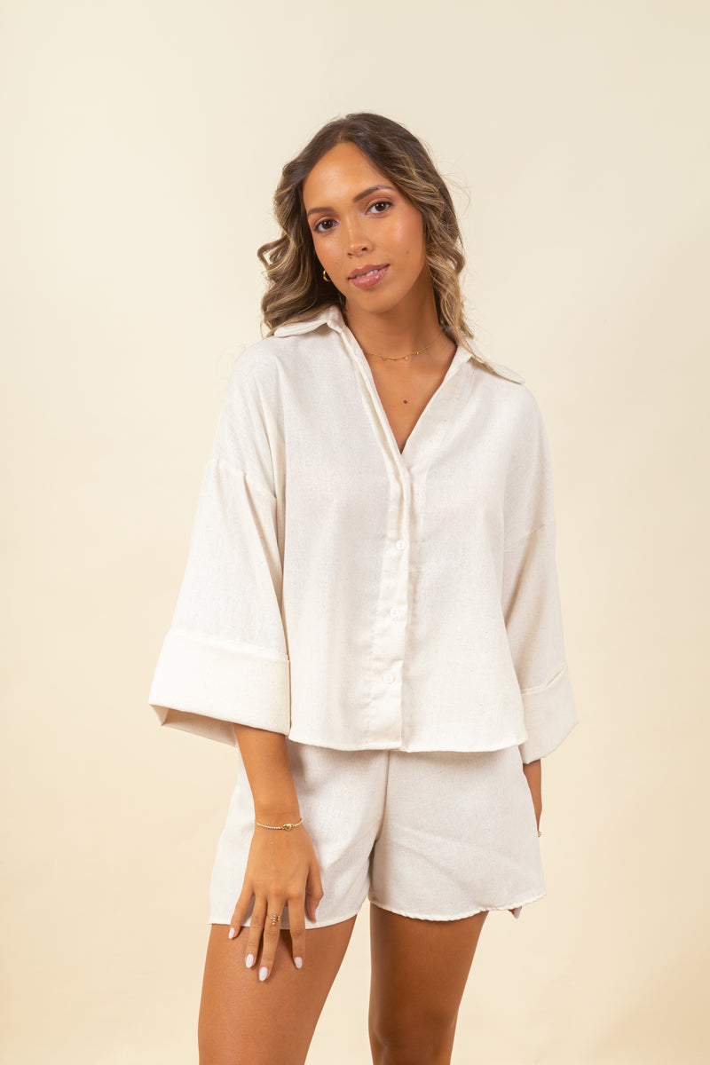 Camisa Tessa Ivory