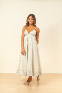 Vestido Vita Green Stripes