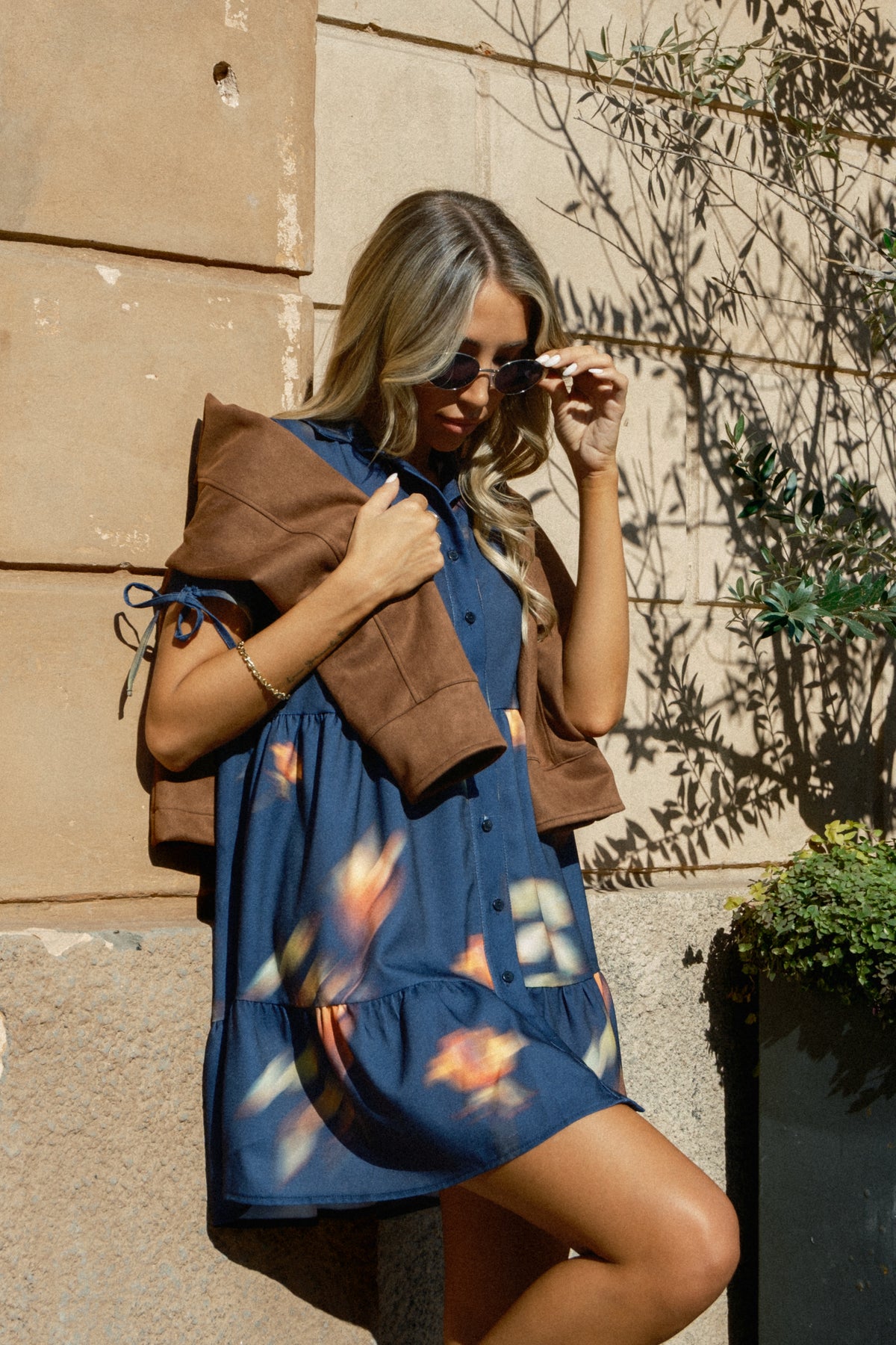 Vestido Caroline Mini Autumn Blue