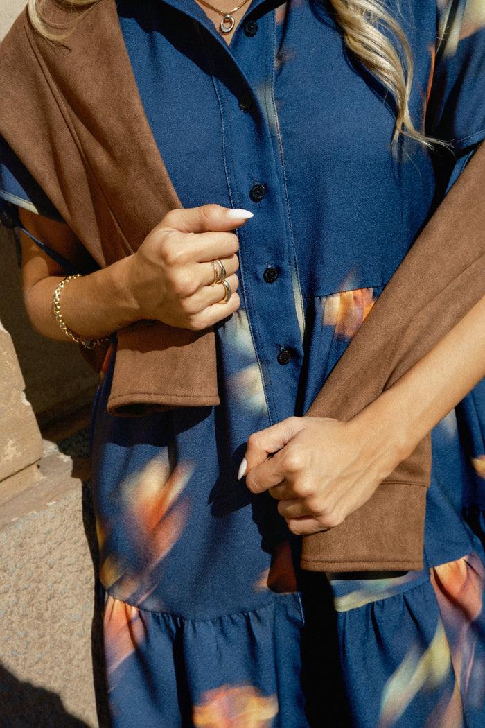Vestido Caroline Mini Autumn Blue