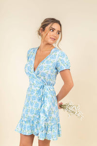 Vestido Tami Sky Hydrangea