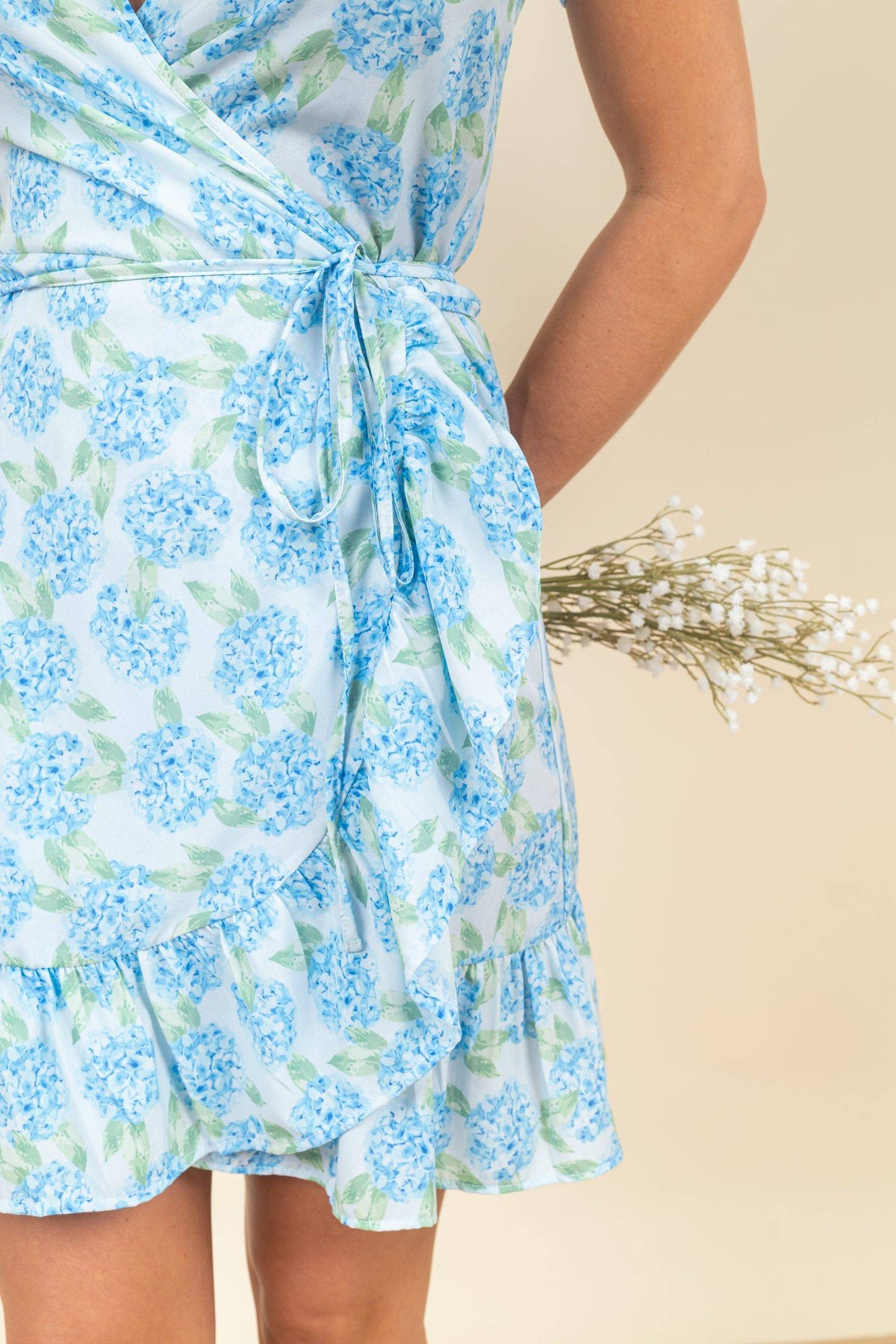 Vestido Tami Sky Hydrangea