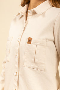 Camisa Billie Denim Ivory