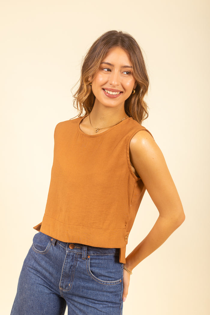 Blusa Mila Almond