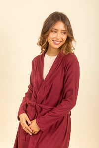 Cardigan Dalia maxi Grape