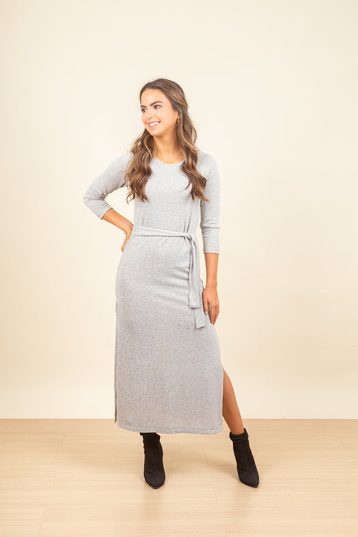 Vestido Juana Melange Grey